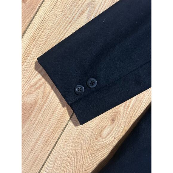 Vintage PENDLETON Black Petite Suit Blazer 100% Virgin Wool - Size 8 - Picture 6 of 11